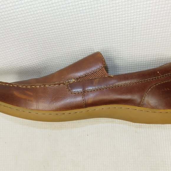 BORN Eberhard H44116 Loafers Driving Driver Brown Mens 12 M Moccasin Toe Slip-On - Picture 10 of 13